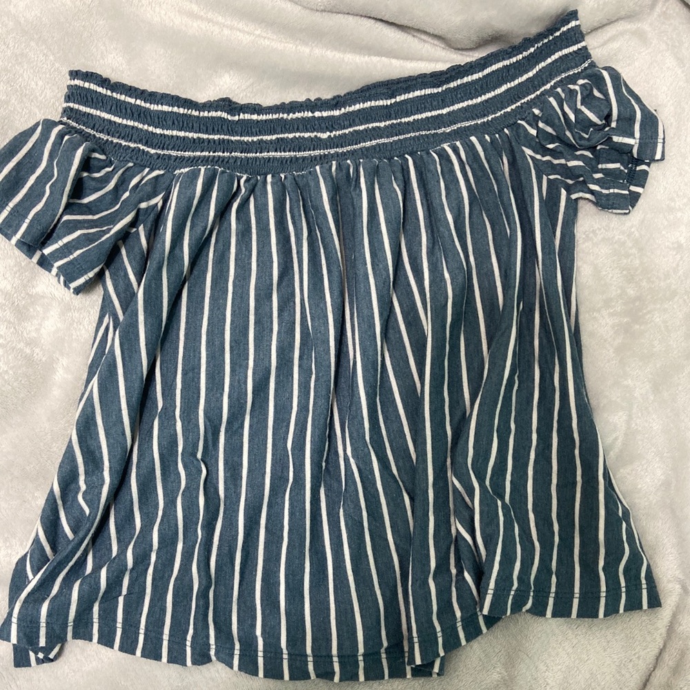 American Eagle striped blouse